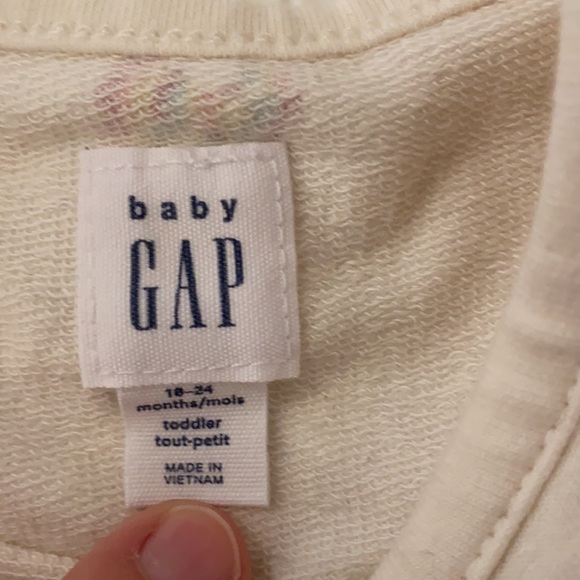 Rainbow bow print BabyGap toddler dress 18-24m - Picture 3 of 3